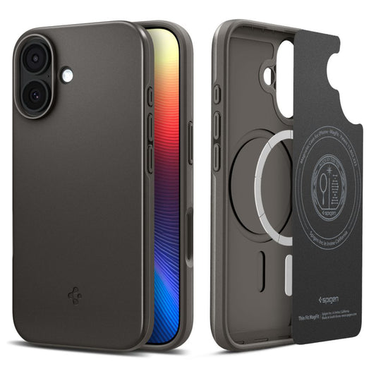 Θήκη MagSafe για Apple iPhone 17, Spigen, Thin Fit, Γκρι