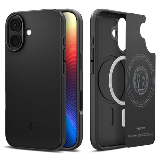 Θήκη MagSafe για Apple iPhone 17, Spigen, Thin Fit, Μαύρη