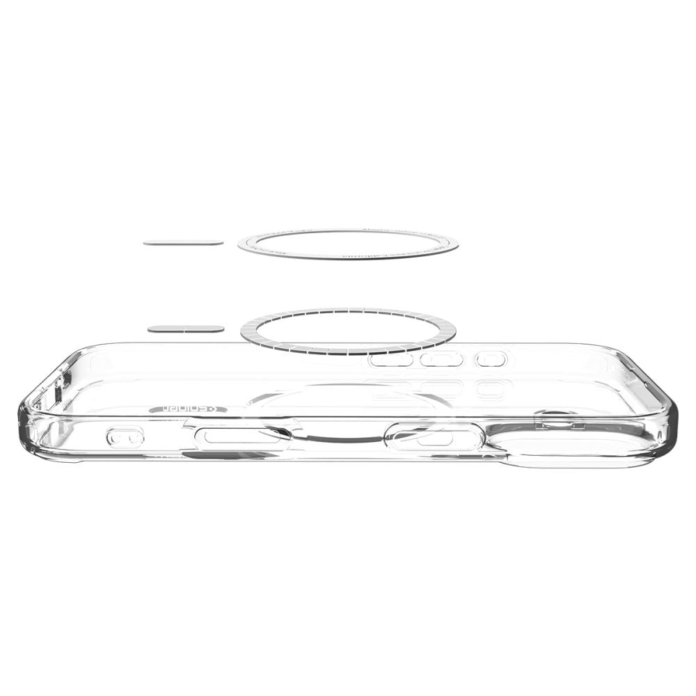 Θήκη MagSafe για Apple iPhone 17, Spigen, Ultra Hybrid, Ασημί Σατέν
