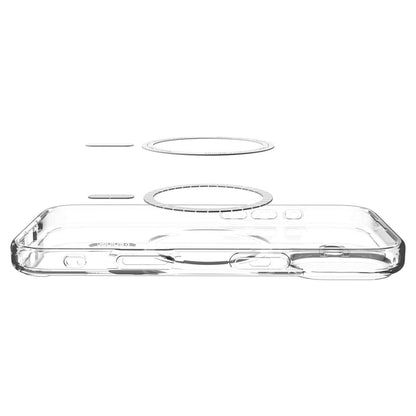 Θήκη MagSafe για Apple iPhone 17, Spigen, Ultra Hybrid, Ασημί Σατέν