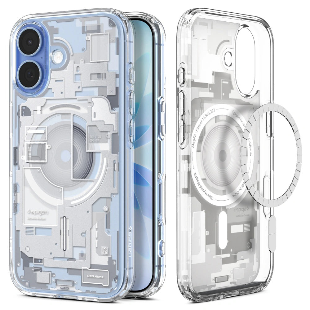 Θήκη MagSafe για Apple iPhone 17, Spigen, Ultra Hybrid Zero One, Λευκή
