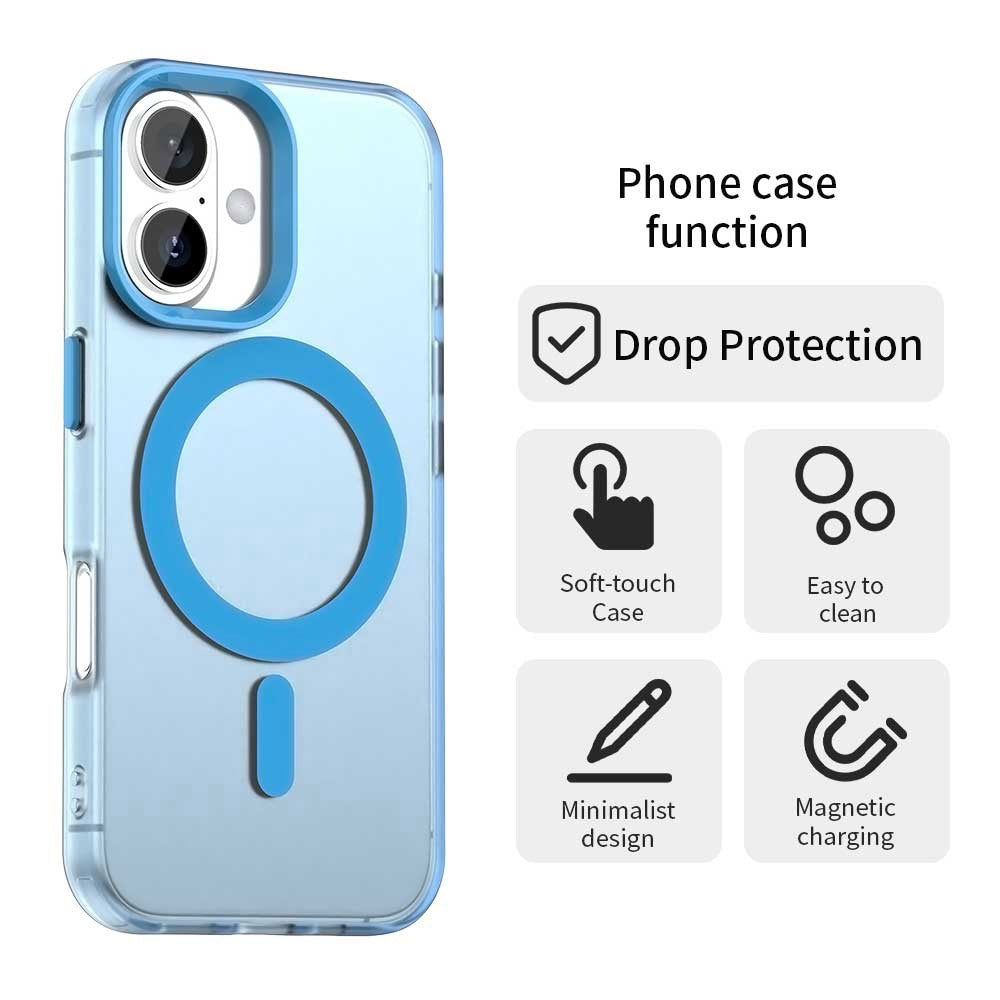 Θήκη MagSafe για Apple iPhone 17, Techsuit, CandyCase, Μπλε