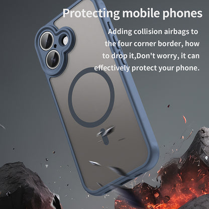 Θήκη MagSafe για Apple iPhone 17, Techsuit, HaloFrost II, Μπλε Ναυτικό
