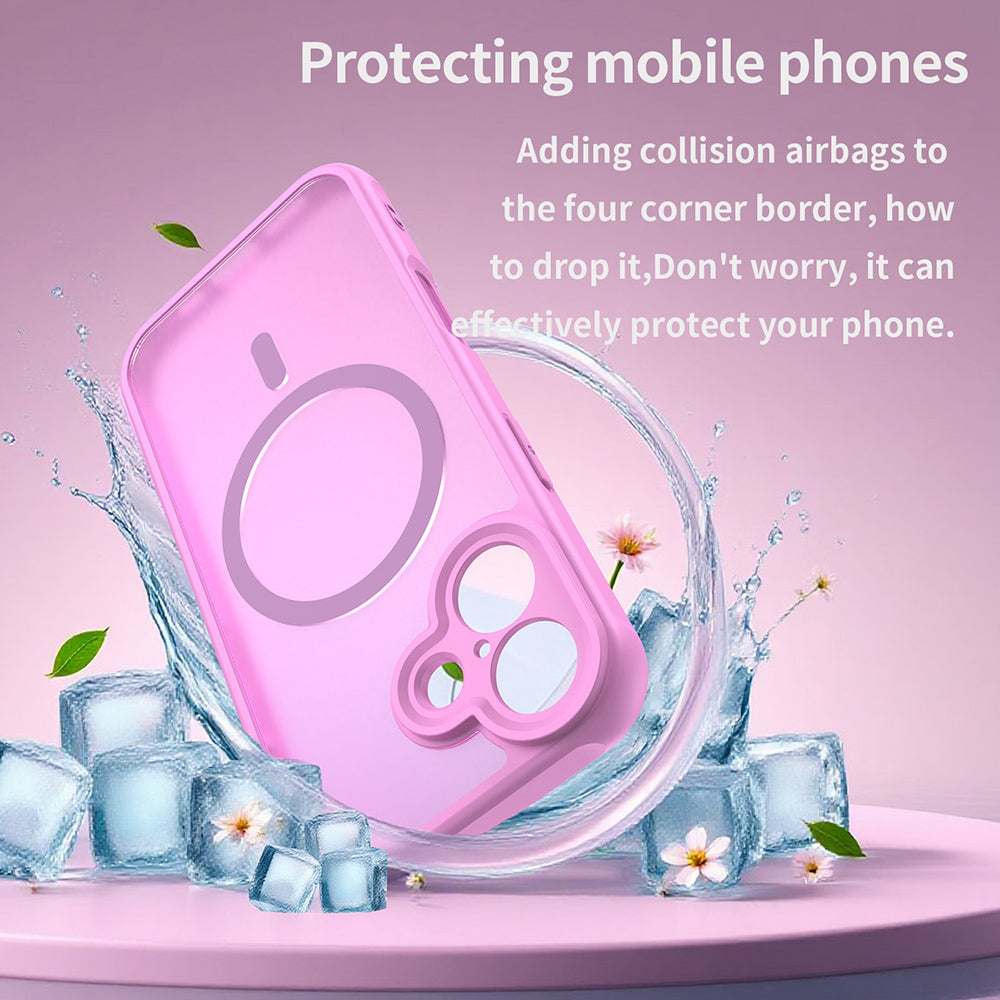 Θήκη MagSafe για Apple iPhone 17, Techsuit, HaloFrost II, Ροζ