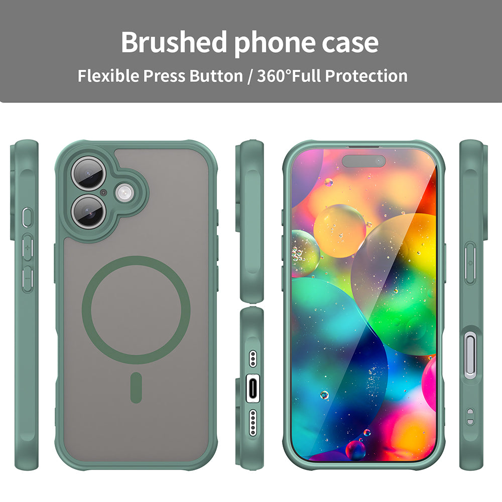 Θήκη MagSafe για Apple iPhone 17, Techsuit, HaloFrost II, Πράσινο