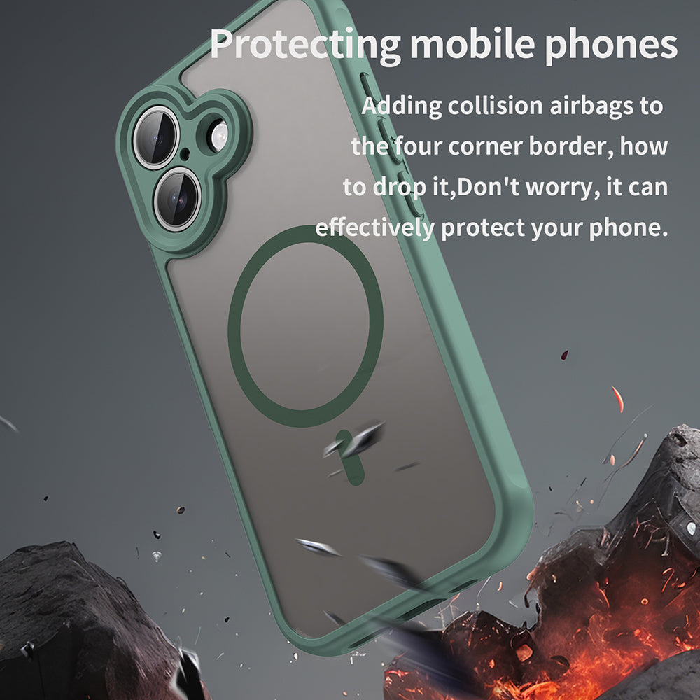 Θήκη MagSafe για Apple iPhone 17, Techsuit, HaloFrost II, Πράσινο