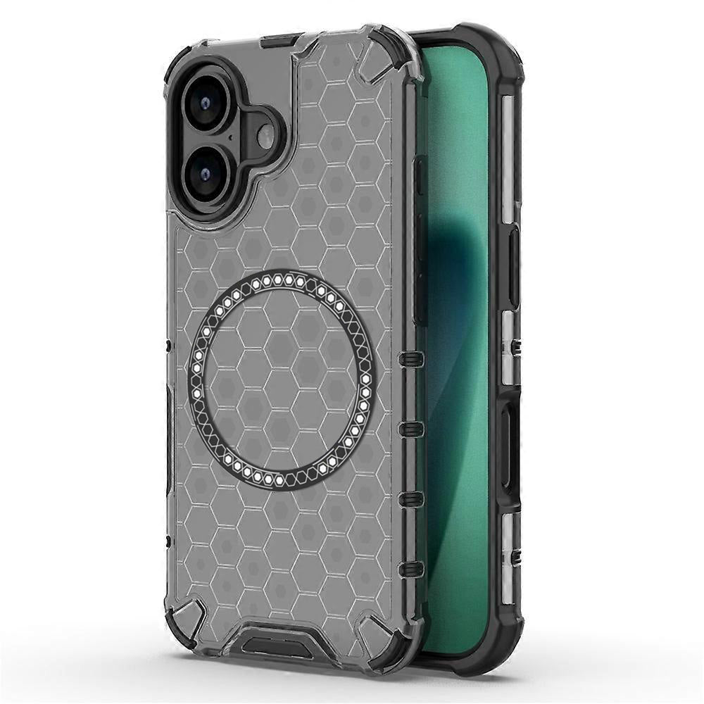 Θήκη MagSafe για Apple iPhone 17, Techsuit, HoneyComb Shield, Μαύρη