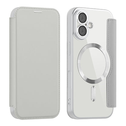 Θήκη MagSafe για Apple iPhone 17, Techsuit, SmartMag Book, Γκρι