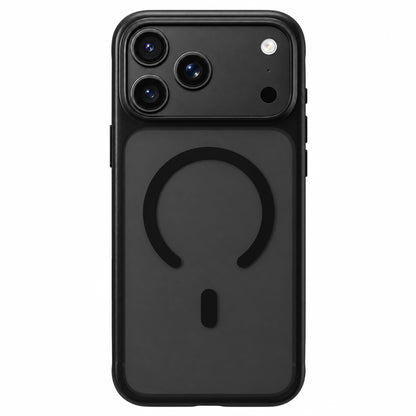 Θήκη MagSafe για Apple iPhone 18 Pro / 17 Pro, Blueo, φιλική προς το δέρμα, αντικραδασμική, σατινέ μαύρη