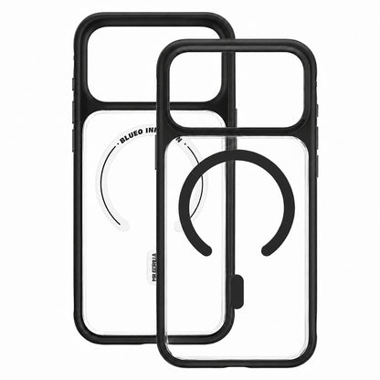 Θήκη MagSafe για Apple iPhone 18 Pro / 17 Pro, Blueo, φιλική προς το δέρμα, αντικραδασμική, σατινέ μαύρη