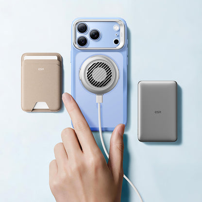 Θήκη MagSafe για Apple iPhone 18 Pro / 17 Pro, ESR, Classic Hybrid Kickstand, Μπλε Σατινέ