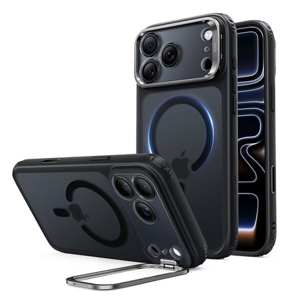Θήκη MagSafe για Apple iPhone 18 Pro / 17 Pro, ESR, Classic Hybrid Kickstand, Μαύρη Σατινέ