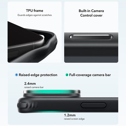 Θήκη MagSafe για Apple iPhone 18 Pro / 17 Pro, ESR, Classic Hybrid Kickstand, Μαύρη Σατινέ