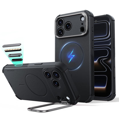 Θήκη MagSafe για Apple iPhone 18 Pro / 17 Pro, ESR, Cyber Armor Kickstand, Μαύρο