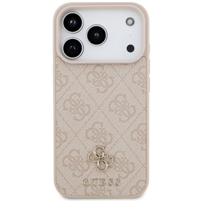 Θήκη MagSafe για Apple iPhone 18 Pro / 17 Pro, Guess, 4G Small and Classic, Ροζ