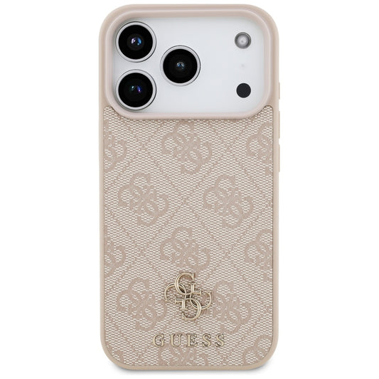 Θήκη MagSafe για Apple iPhone 18 Pro / 17 Pro, Guess, 4G Small and Classic, Ροζ