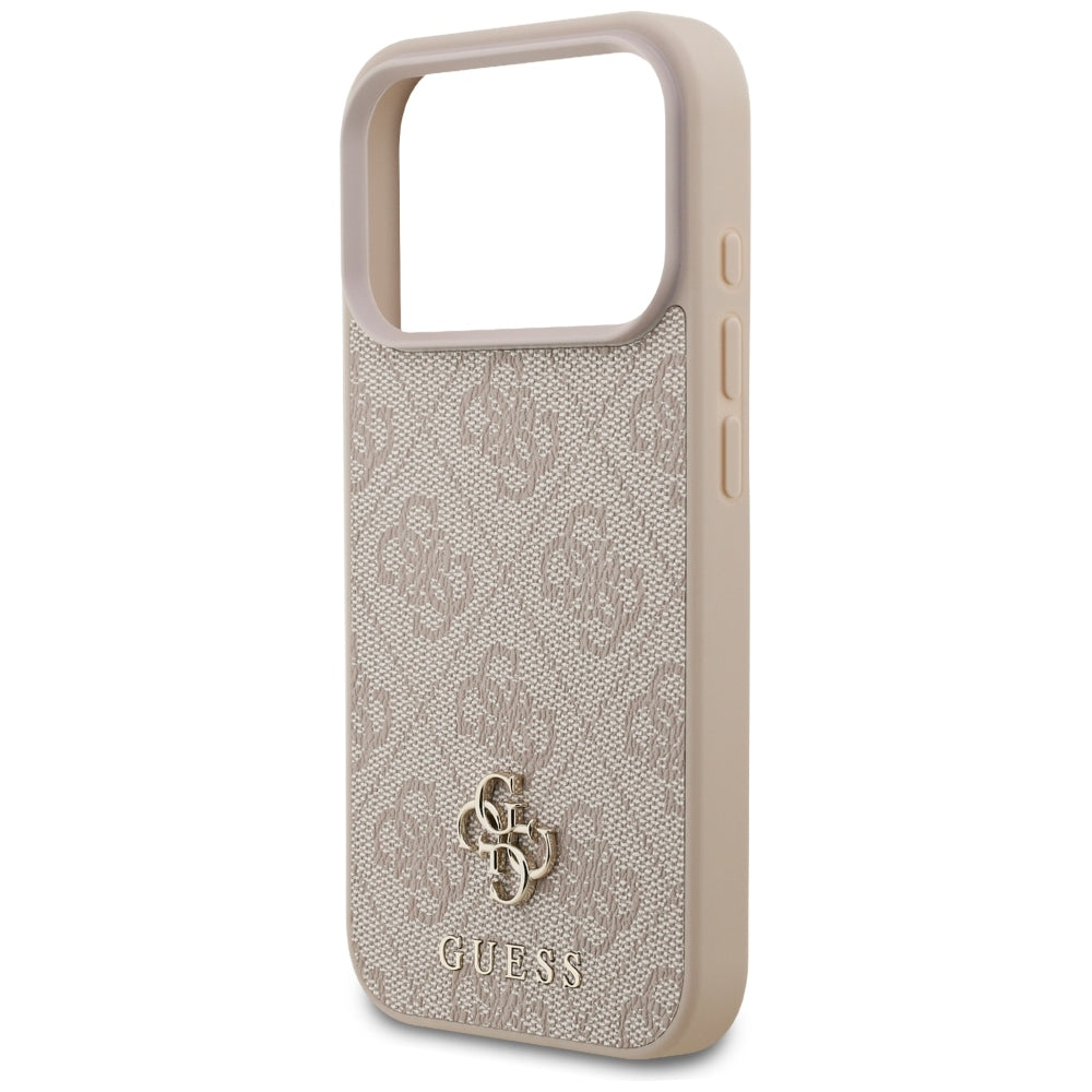 Θήκη MagSafe για Apple iPhone 18 Pro / 17 Pro, Guess, 4G Small and Classic, Ροζ