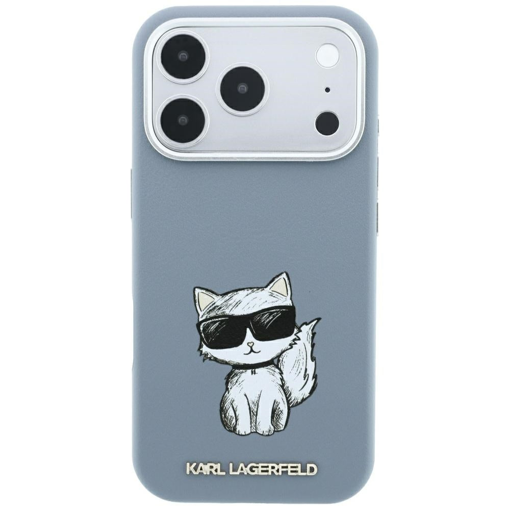 Θήκη MagSafe για Apple iPhone 18 Pro / 17 Pro, Karl Lagerfeld, Choupette Sketch, Bleu