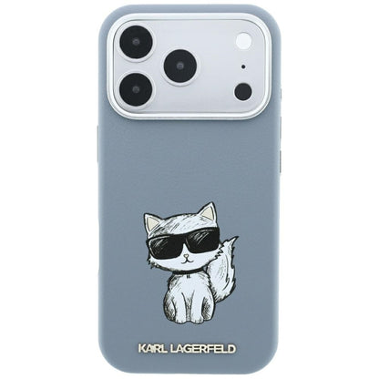 Θήκη MagSafe για Apple iPhone 18 Pro / 17 Pro, Karl Lagerfeld, Choupette Sketch, Bleu