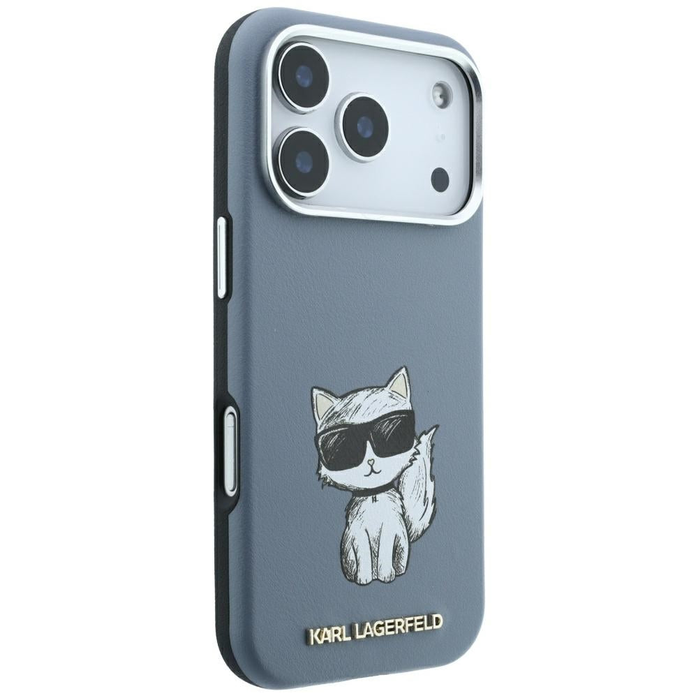 Θήκη MagSafe για Apple iPhone 18 Pro / 17 Pro, Karl Lagerfeld, Choupette Sketch, Bleu