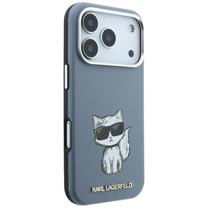 Θήκη MagSafe για Apple iPhone 18 Pro / 17 Pro, Karl Lagerfeld, Choupette Sketch, Bleu