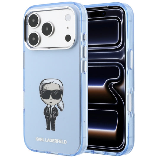 Θήκη MagSafe για Apple iPhone 18 Pro / 17 Pro, Karl Lagerfeld, HC IML Ikonik Sketch Print, Μπλε