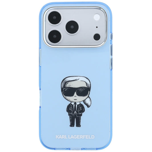 Θήκη MagSafe για Apple iPhone 18 Pro / 17 Pro, Karl Lagerfeld, HC IML Ikonik Sketch Print, Μπλε