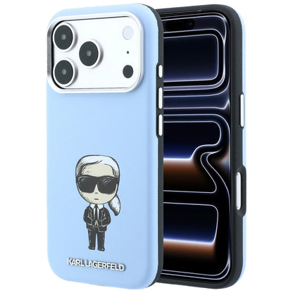 Θήκη MagSafe για Apple iPhone 18 Pro / 17 Pro, Karl Lagerfeld, Ikonik Sketch, Μπλε