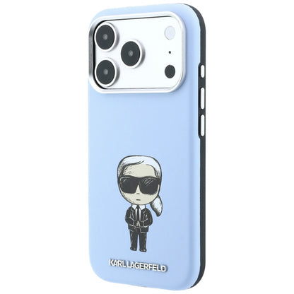 Θήκη MagSafe για Apple iPhone 18 Pro / 17 Pro, Karl Lagerfeld, Ikonik Sketch, Μπλε