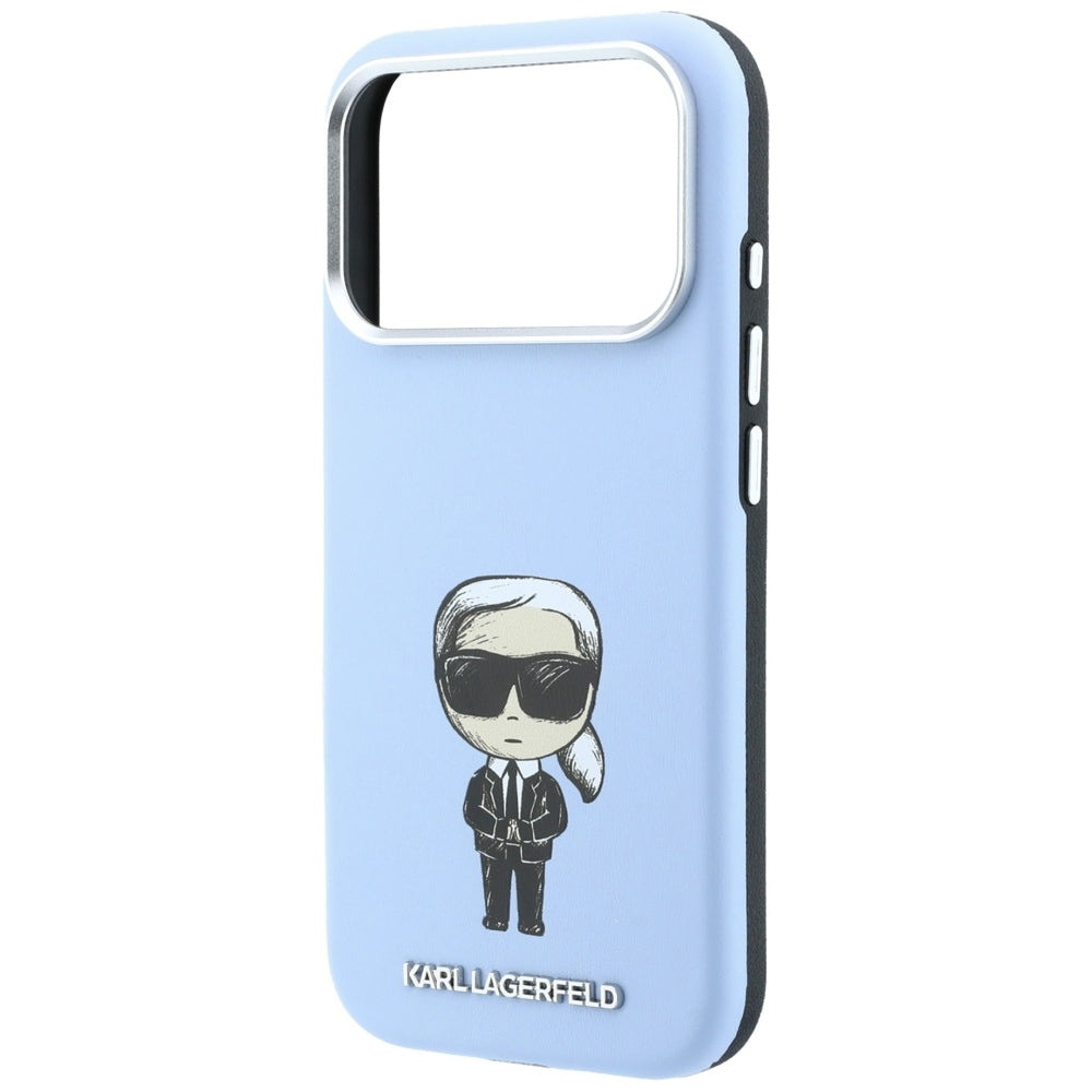 Θήκη MagSafe για Apple iPhone 18 Pro / 17 Pro, Karl Lagerfeld, Ikonik Sketch, Μπλε