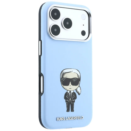 Θήκη MagSafe για Apple iPhone 18 Pro / 17 Pro, Karl Lagerfeld, Ikonik Sketch, Μπλε