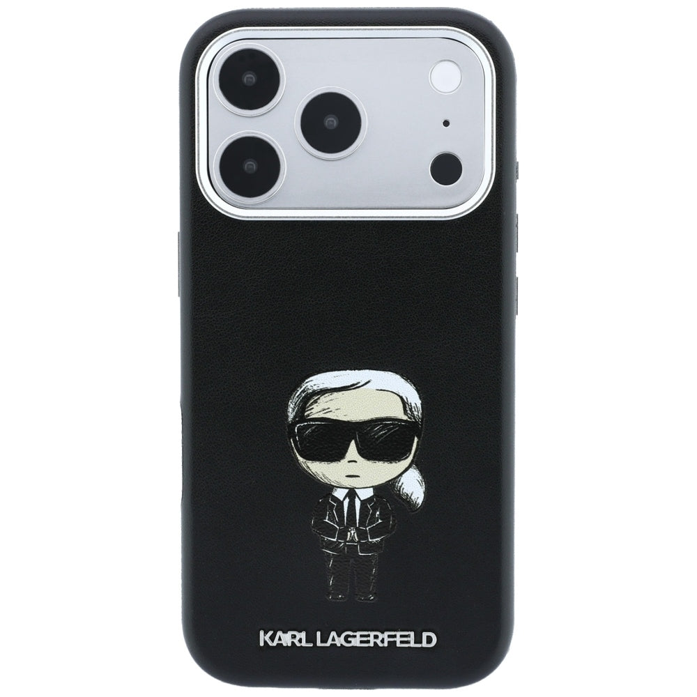 Θήκη MagSafe για Apple iPhone 18 Pro / 17 Pro, Karl Lagerfeld, Ikonik Sketch, Μαύρο