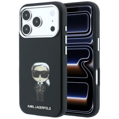 Θήκη MagSafe για Apple iPhone 18 Pro / 17 Pro, Karl Lagerfeld, Ikonik Sketch, Μαύρο