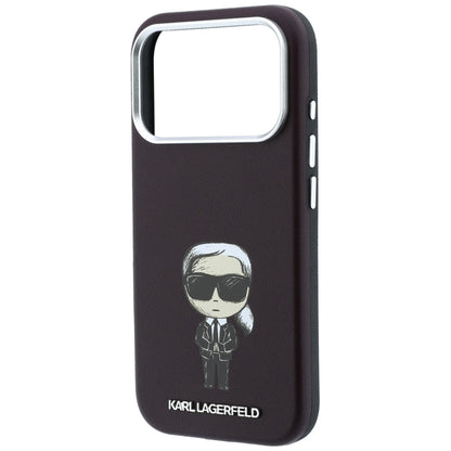 Θήκη MagSafe για Apple iPhone 18 Pro / 17 Pro, Karl Lagerfeld, Ikonik Sketch, Βυσσινί