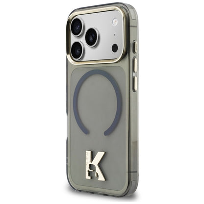 Θήκη MagSafe για Apple iPhone 18 Pro / 17 Pro, Karl Lagerfeld, IML Karl Head Logo, Μαύρη