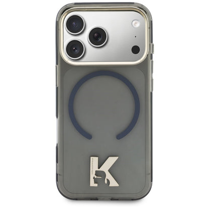 Θήκη MagSafe για Apple iPhone 18 Pro / 17 Pro, Karl Lagerfeld, IML Karl Head Logo, Μαύρη