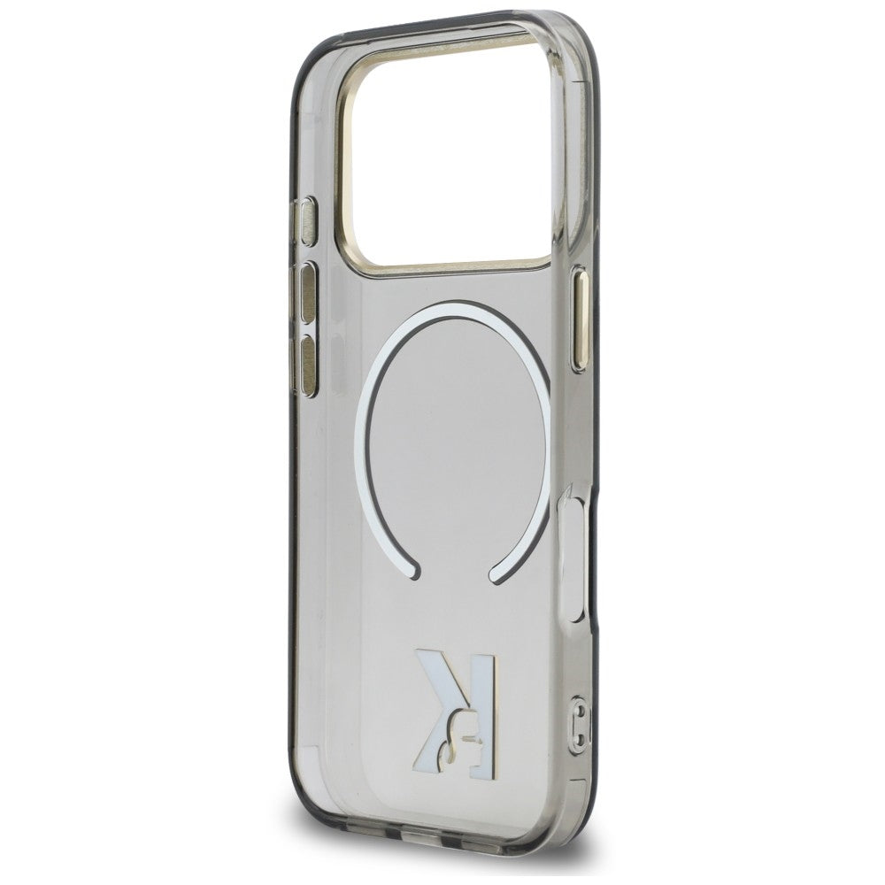 Θήκη MagSafe για Apple iPhone 18 Pro / 17 Pro, Karl Lagerfeld, IML Karl Head Logo, Μαύρη