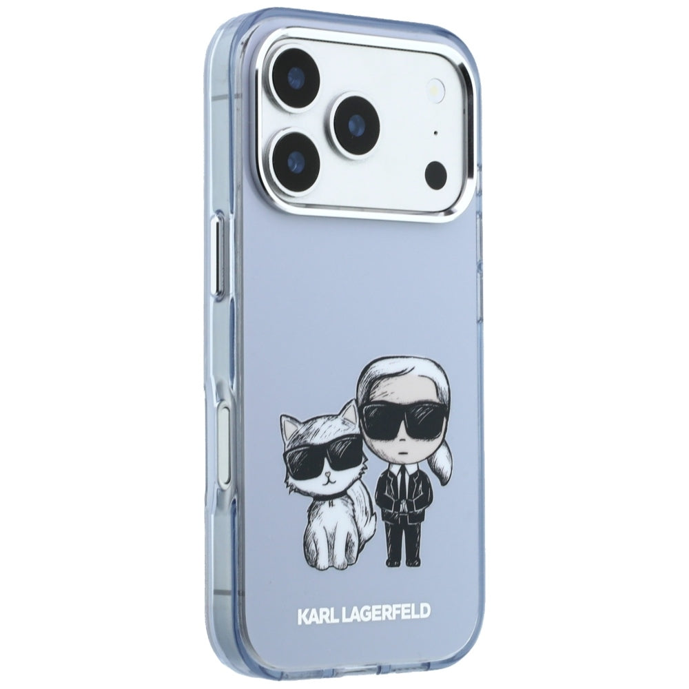 Θήκη MagSafe για Apple iPhone 18 Pro / 17 Pro, Karl Lagerfeld, IML KC Bodies Sketch Print, Μπλε