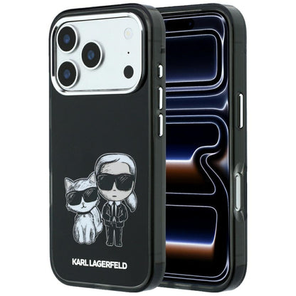 Θήκη MagSafe για Apple iPhone 18 Pro / 17 Pro, Karl Lagerfeld, IML KC Bodies Sketch Print, Μαύρο