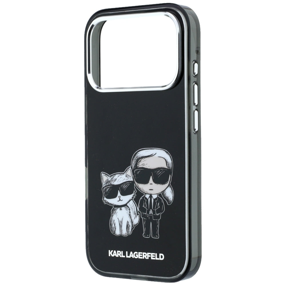 Θήκη MagSafe για Apple iPhone 18 Pro / 17 Pro, Karl Lagerfeld, IML KC Bodies Sketch Print, Μαύρο