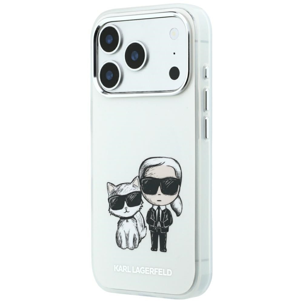Θήκη MagSafe για Apple iPhone 18 Pro / 17 Pro, Karl Lagerfeld, KC Bodies Sketch, Μπεζ