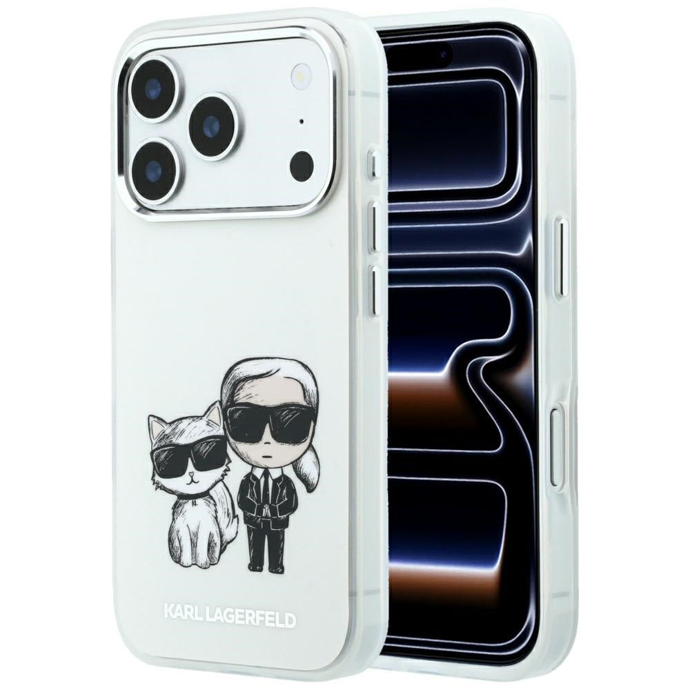 Θήκη MagSafe για Apple iPhone 18 Pro / 17 Pro, Karl Lagerfeld, KC Bodies Sketch, Μπεζ