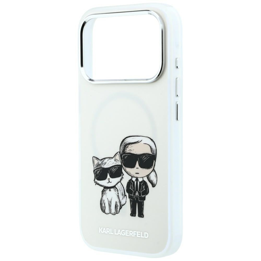 Θήκη MagSafe για Apple iPhone 18 Pro / 17 Pro, Karl Lagerfeld, KC Bodies Sketch, Μπεζ