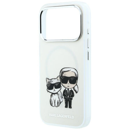 Θήκη MagSafe για Apple iPhone 18 Pro / 17 Pro, Karl Lagerfeld, KC Bodies Sketch, Μπεζ