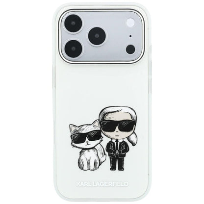 Θήκη MagSafe για Apple iPhone 18 Pro / 17 Pro, Karl Lagerfeld, KC Bodies Sketch, Μπεζ