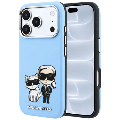 Θήκη MagSafe για Apple iPhone 18 Pro / 17 Pro, Karl Lagerfeld, KC Bodies Sketch, Bleu