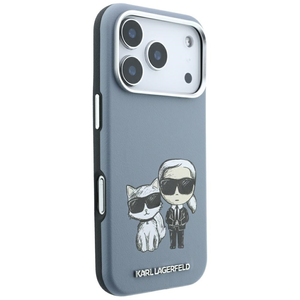 Θήκη MagSafe για Apple iPhone 18 Pro / 17 Pro, Karl Lagerfeld, KC Bodies Sketch, Bleu