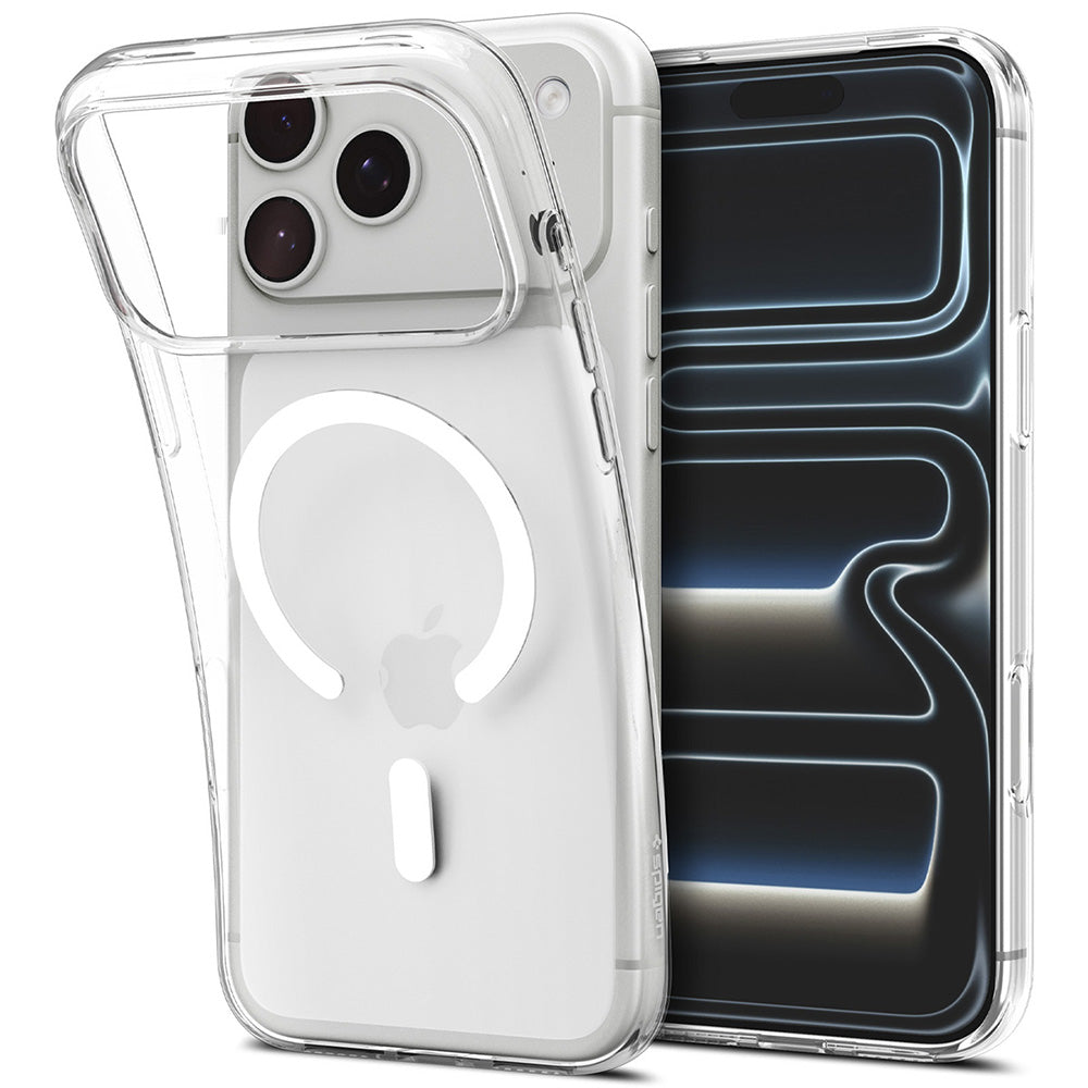 Θήκη MagSafe για Apple iPhone 18 Pro / 17 Pro, Spigen, Liquid Crystal MagFit, Λευκή ACS12180