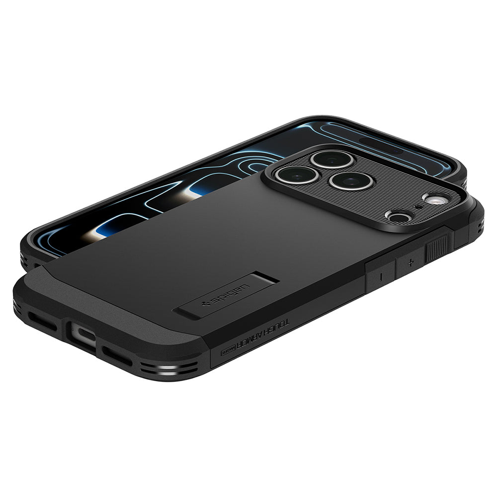 Θήκη MagSafe για Apple iPhone 18 Pro / 17 Pro, Spigen, Tough Armor T, Μαύρη ACS12173