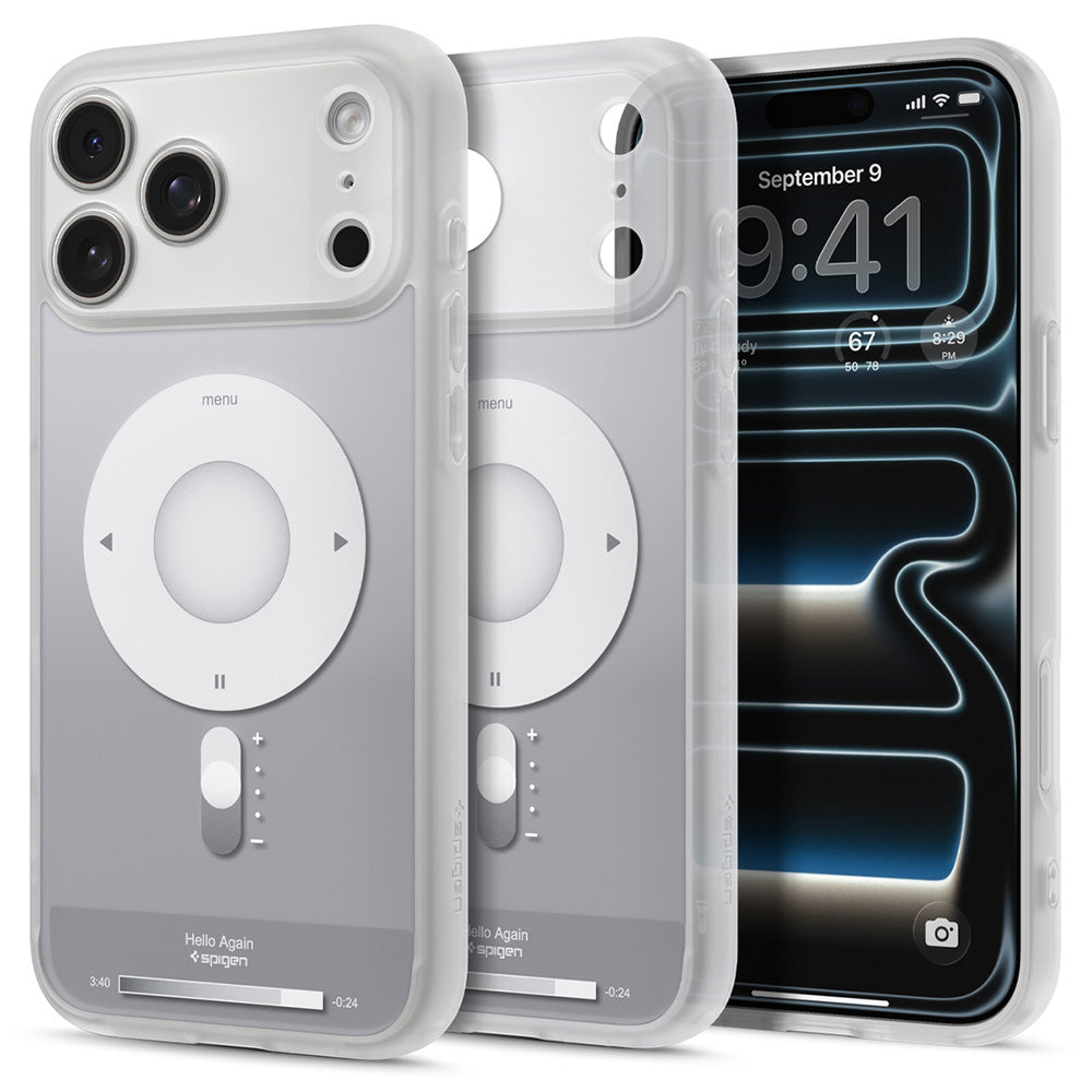 Θήκη MagSafe για Apple iPhone 18 Pro / 17 Pro, Spigen, Ultra Hybrid Classic, Ασημί ACS12167